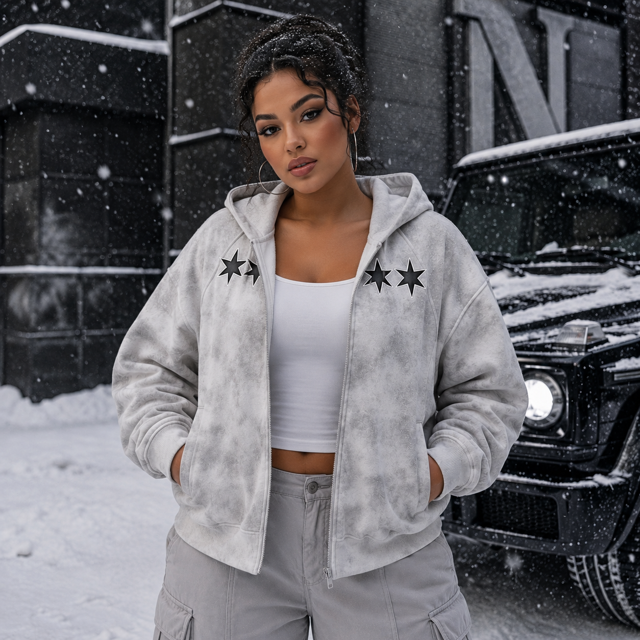 Snow Washed Hoodie